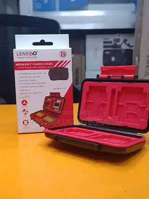 Memory Card Case. Lens Go Camera Memory Card Case