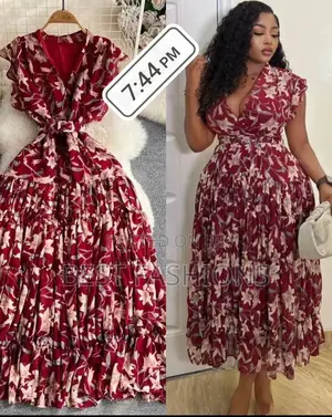 Cute Ladies Floral Print Dress