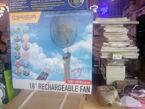 Powerful Qasa 18 Inches Rechargeable Standing Fan