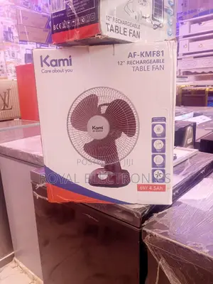 Top Quality Kami(Af-Kmf81) 12 Inches Rechargeable Table Fan
