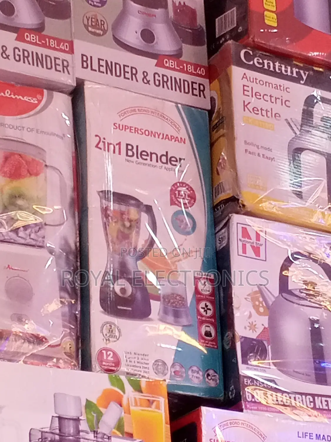 Authentic Supersony 2 in 1 Multifunction Blender