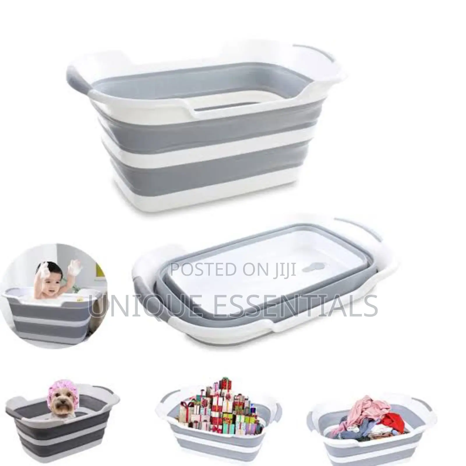 4pcs Convenient Foldable Baby Bath Set