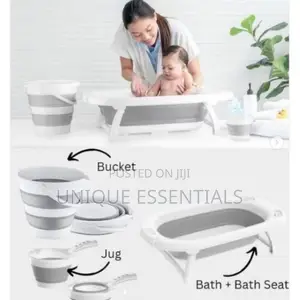4pcs Convenient Foldable Baby Bath Set