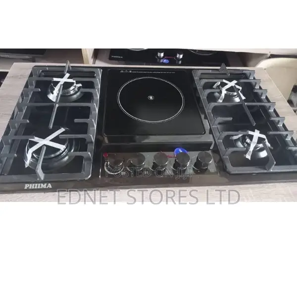 Phiima 4+1 Ceramic Induction Cookertop Builtin Hob