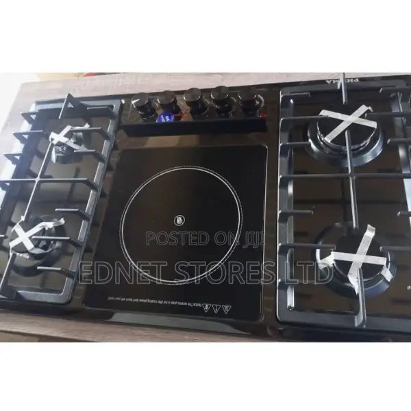 Phiima 4+1 Ceramic Induction Cookertop Builtin Hob