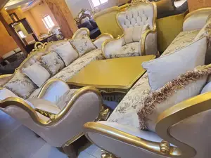 Complete Set of High Quality Turkish Royal Fabric Sofa