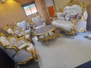 Complete Set of High Quality Imported Royal Fabric Sofa Chai