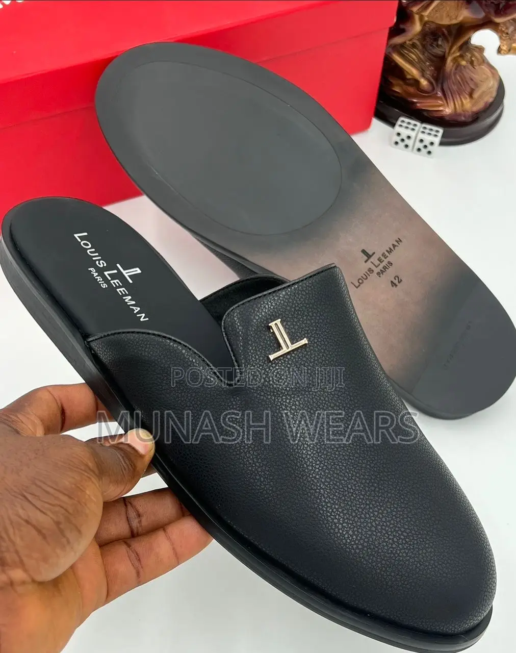 Louis Leather Half Shoe