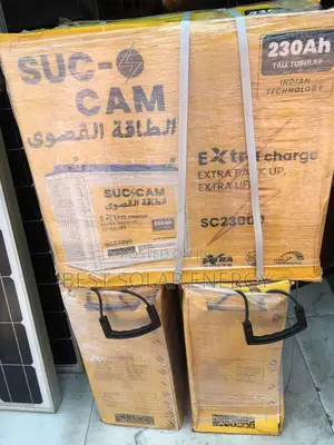Suc Cam Tubular Battery 230a/12v