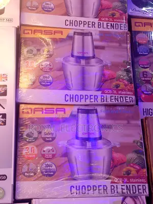 Brand New Qasa CHOPPER BLENDER QCB-3L Stainless