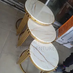Brand New and Imported 3a1 Marble Top Side Stools