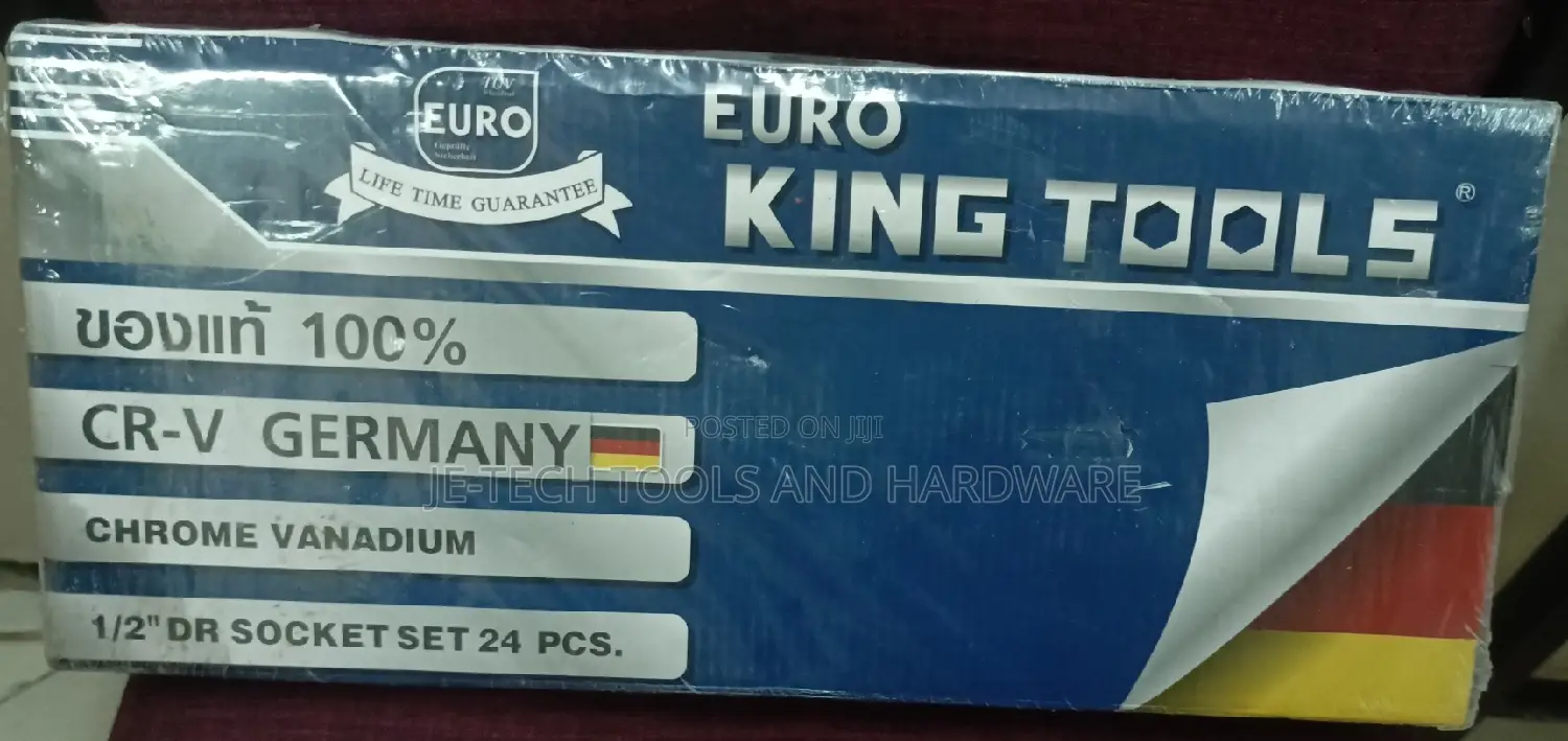 Euro King Tools 24pcs Socket Wrench Set Tool Socket Set