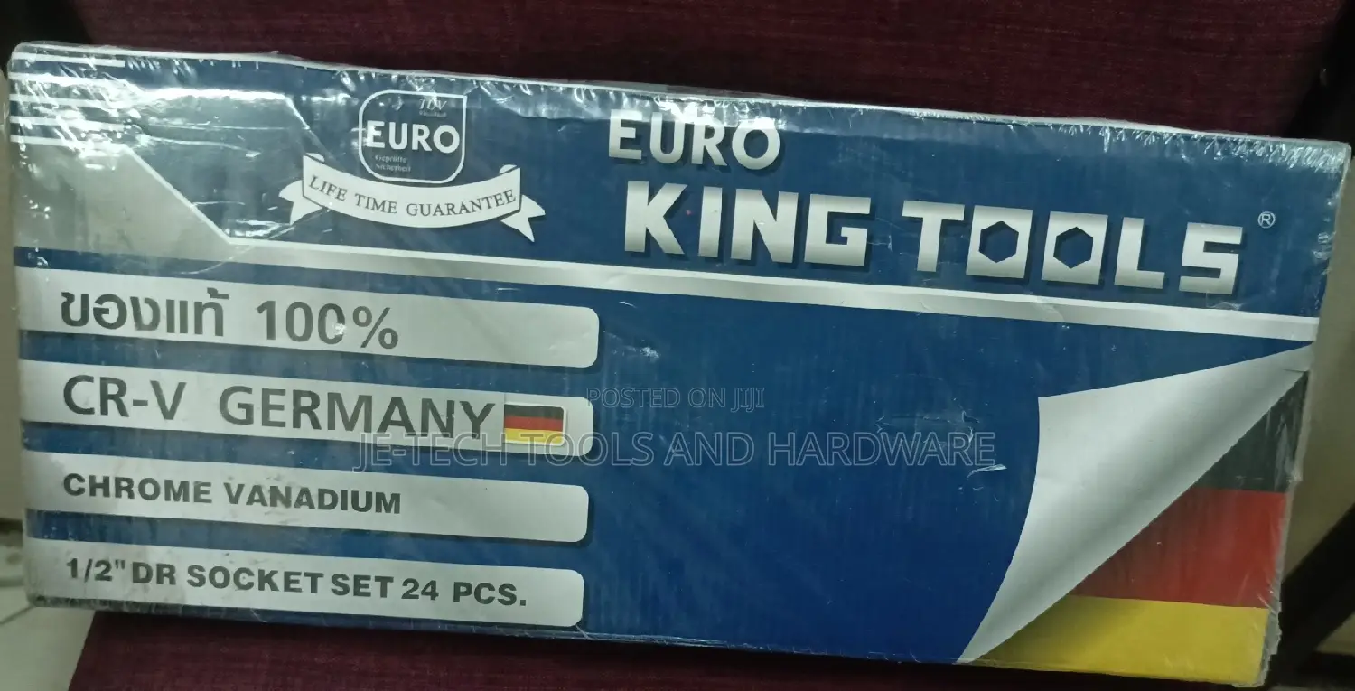 Euro King Tools 24pcs Socket Wrench Set Tool Socket Set