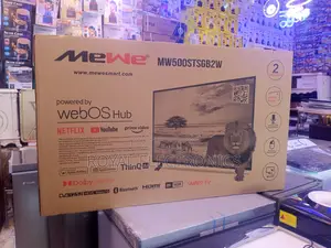 New Mewe 50 Inches Smart LED Double Glass Frameless TV