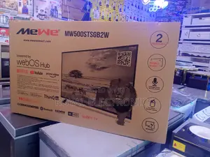 Heavy Duty Mewe 50 Inches Smart LED Double Glass Frameles TV