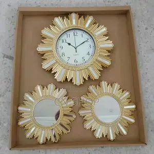 3 in One Piece of Clock and Mirrors