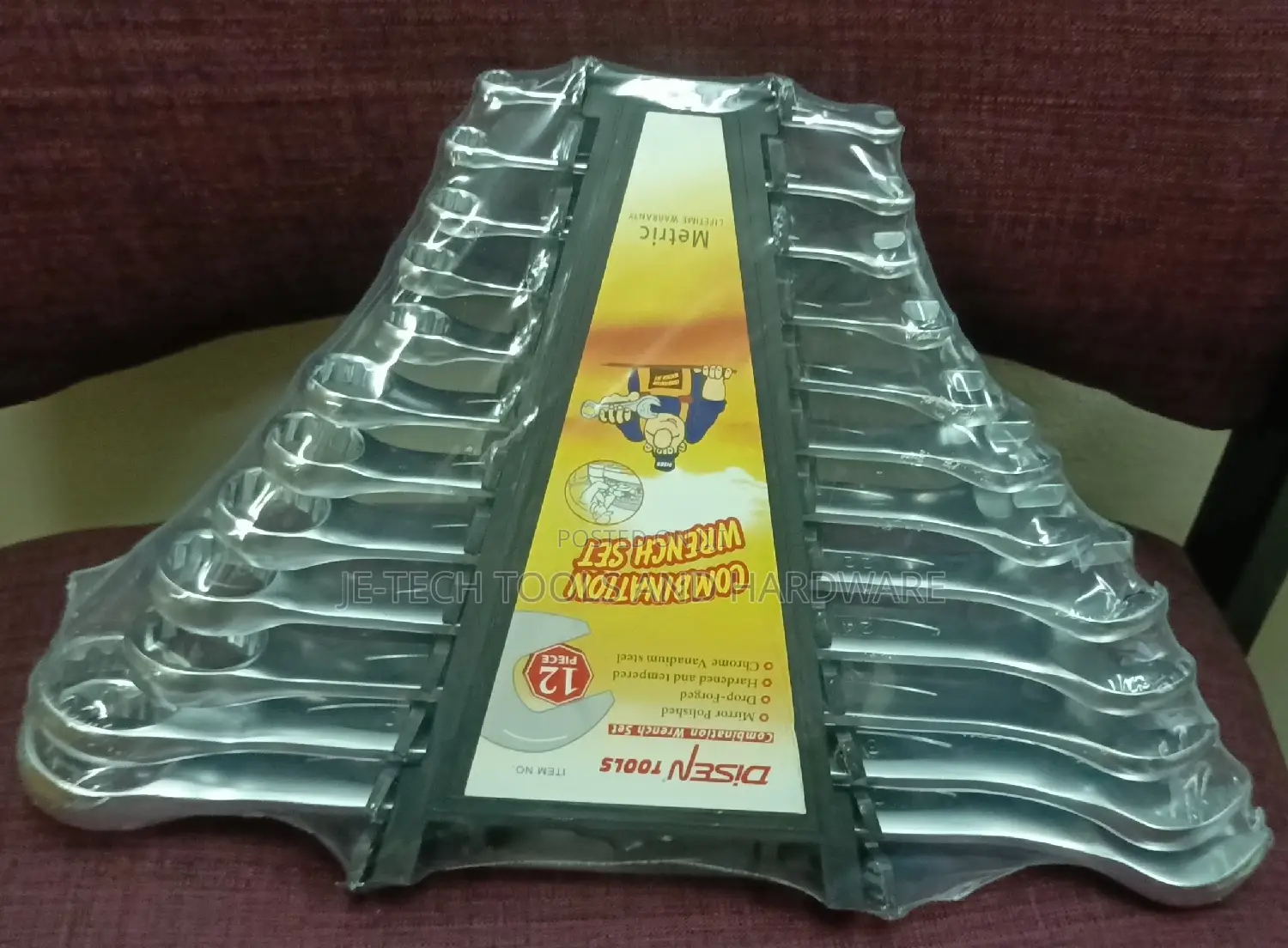 12 Pieces Combination Wrench Set
