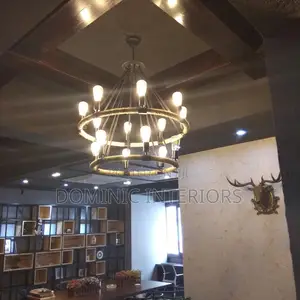 Vintage Retro Hemp Rope Chandelier