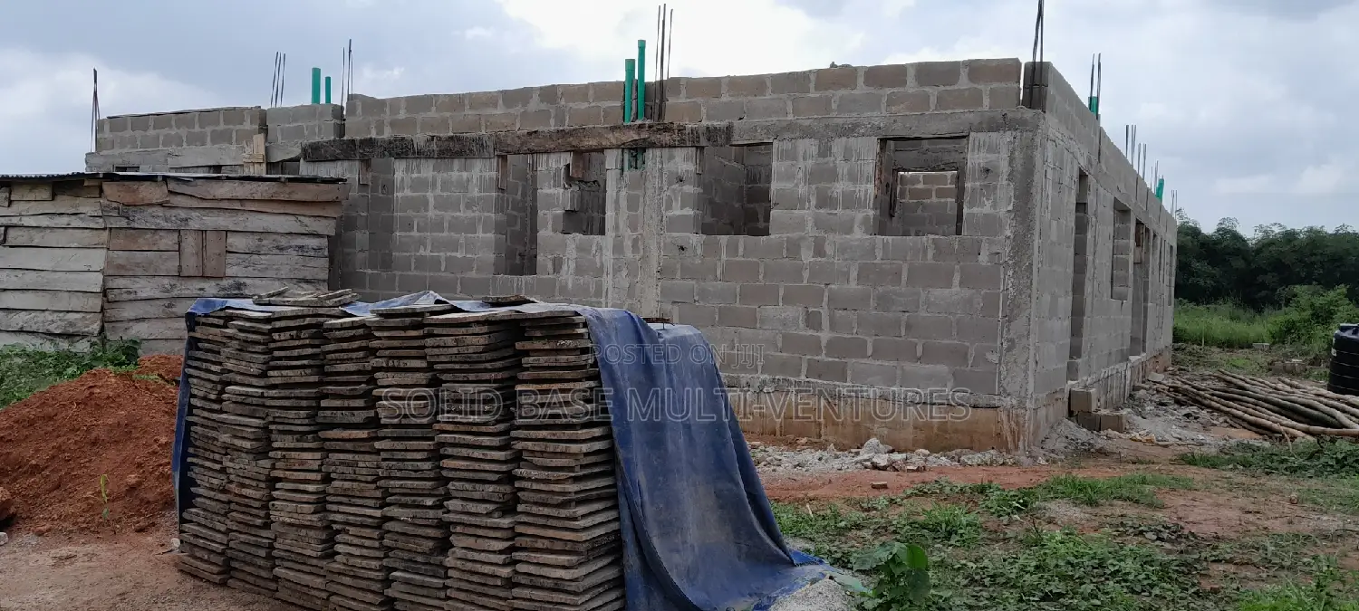 Concrete Blocks, Mould With Stonedust Within the Site.