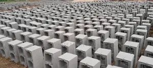 Concrete Blocks, Mould With Stonedust Within the Site.