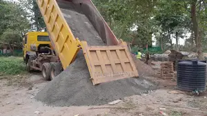 Concrete Blocks, Mould With Stonedust Within the Site.