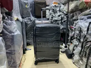 Medium Size Black Unbreakable Travel Luggage