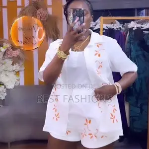 Trendy Ladies 2 Piece Shirt and Shorts