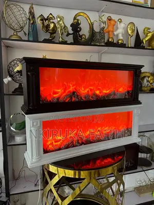 Big Led Fireplace Decor
