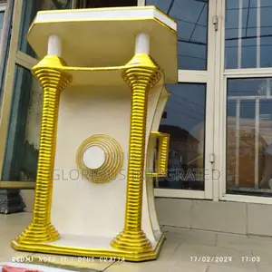 Modern Church Pulpit Double Poles