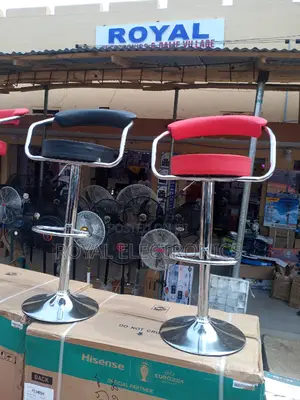 Brand New Comfortable Chrome Bar Stool With Backrest