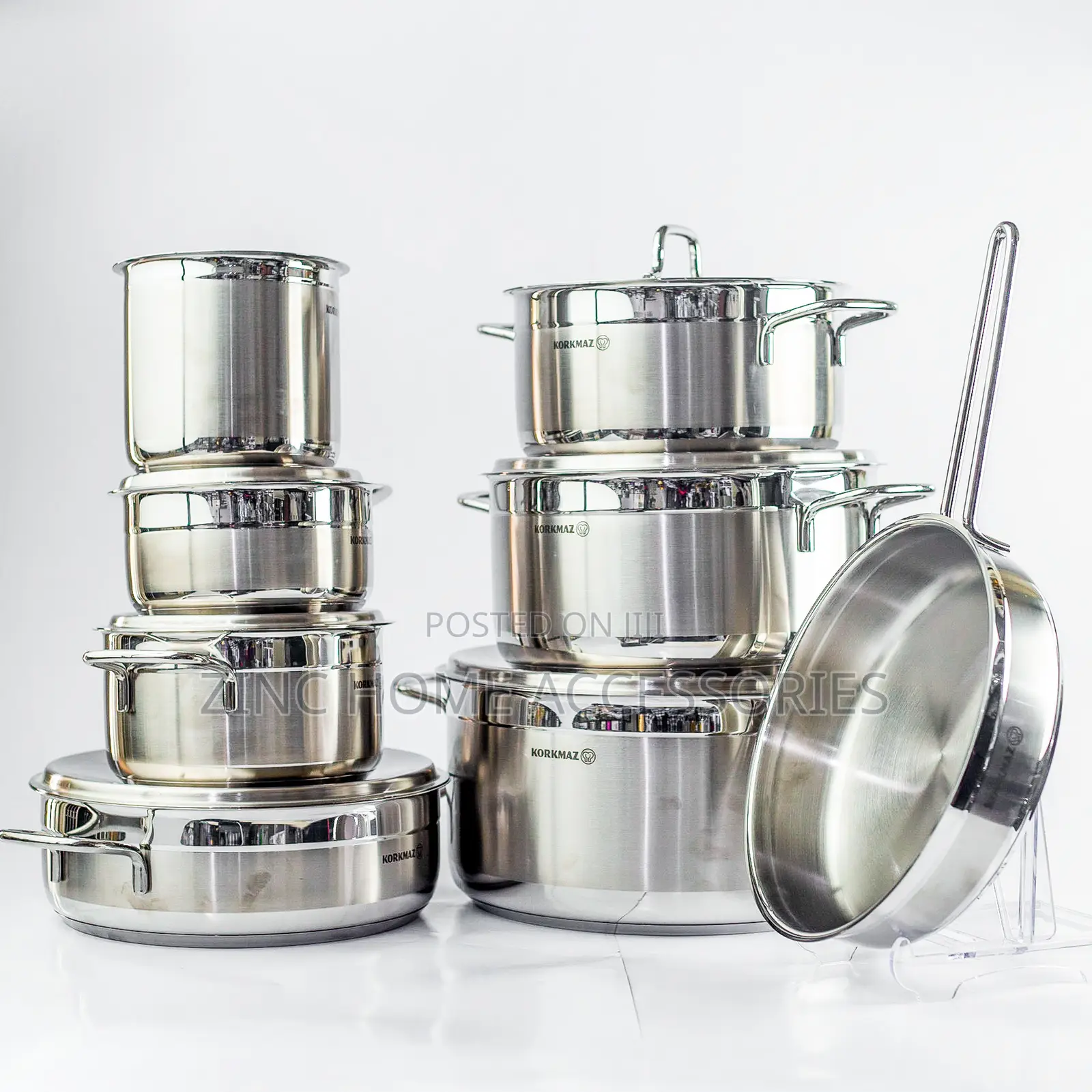 Korkmaz Alfa Grande 14pc Cookware Set