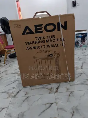 Aeon 10kg Twin Tub Washing Machine- Wash/Spin/Drain