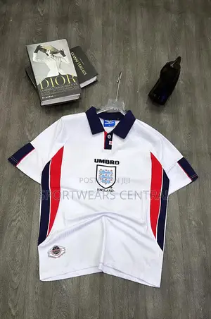 England 1997/1998 Nation Team Word Cup Football Retro Jersey