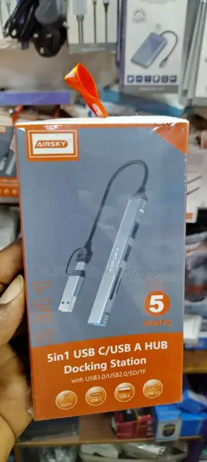 Airsky 5 in 1 Type C Usb Docking Station Hub Converter