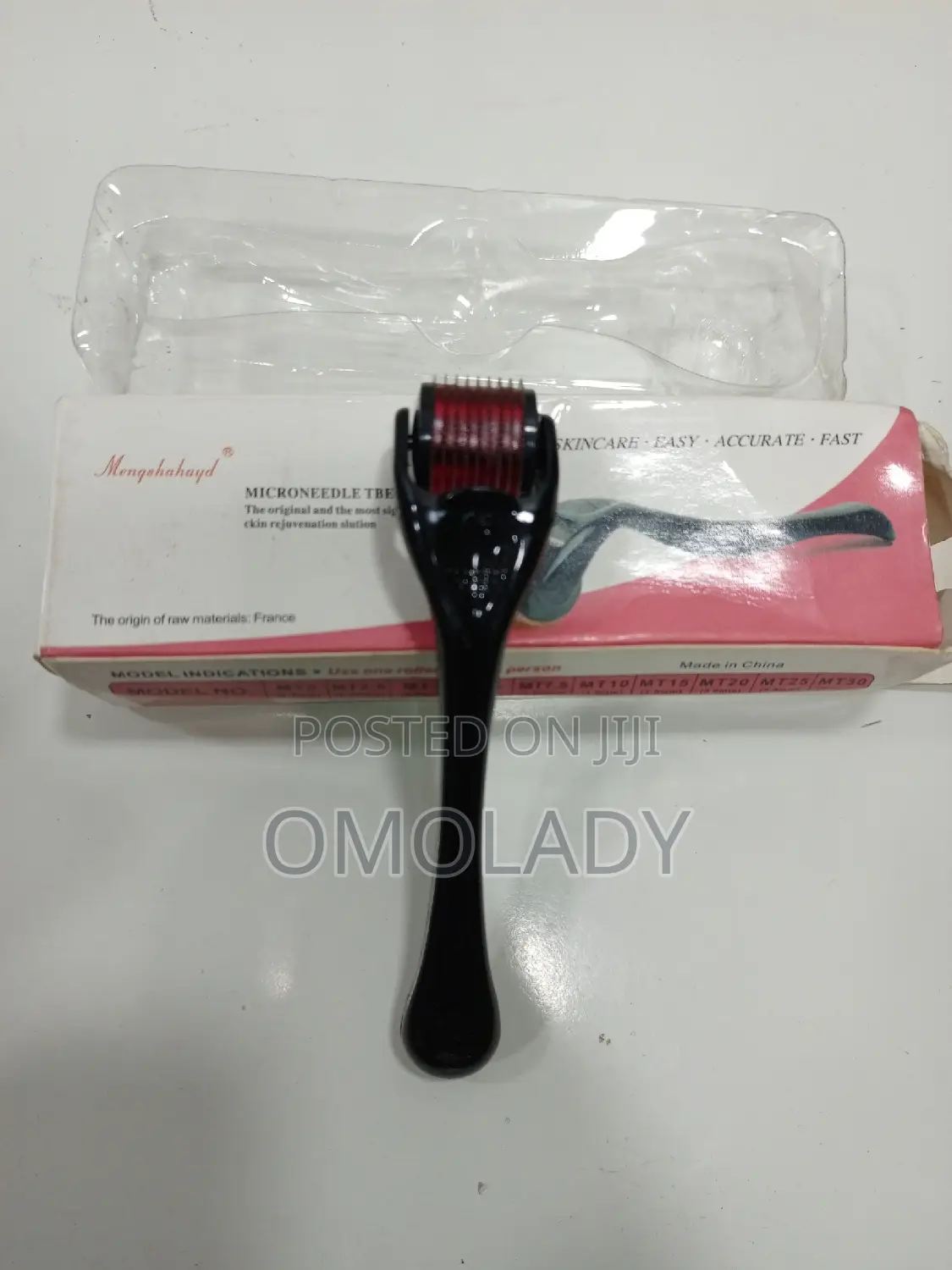 1.5mm Microneedle Scar Derma Roller Therapy Tool - White
