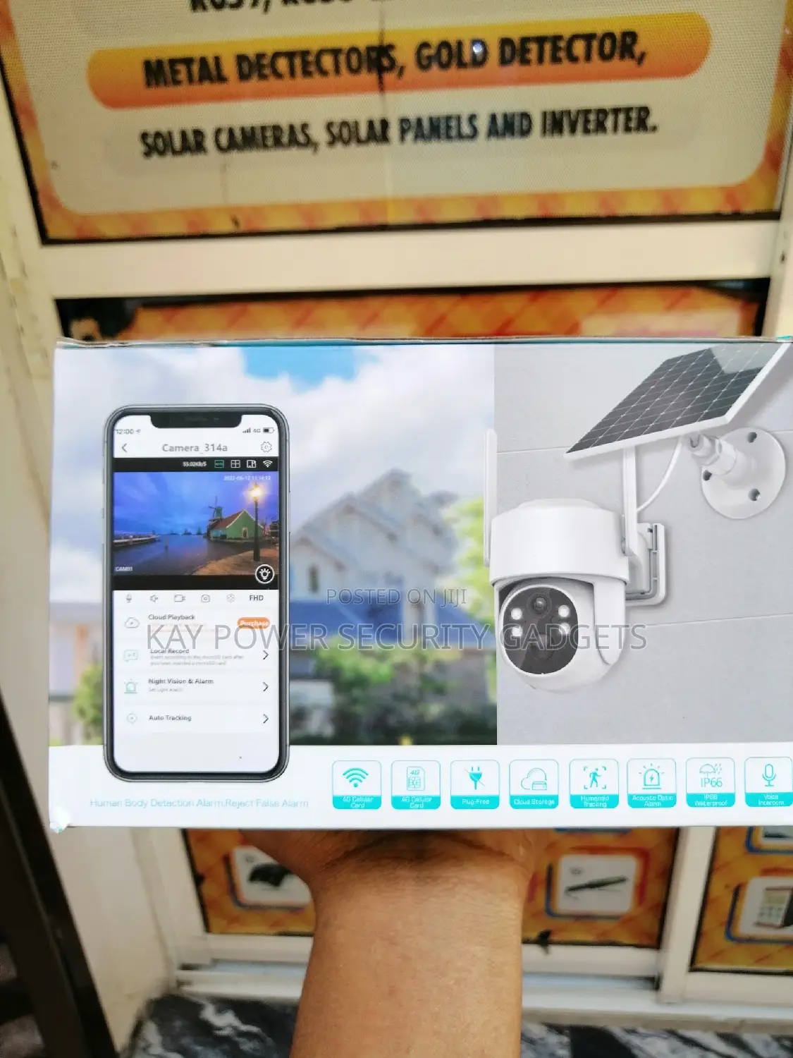 Wifi PTZ Solar Camera