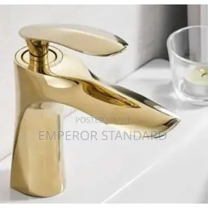 Golden Heavy Basin Mixer