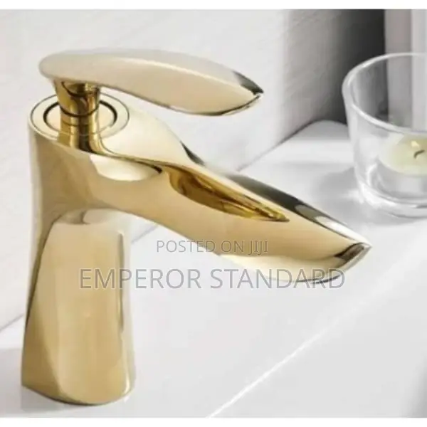 Golden Heavy Basin Mixer