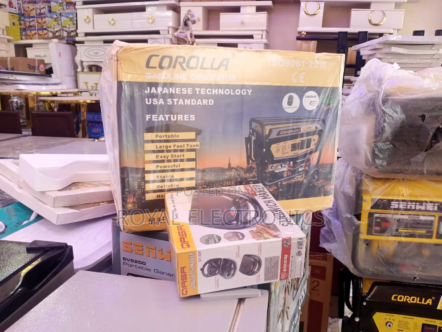 Classic New 2.8kva Corolla 100% Copper Key Starter Generator