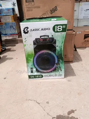 18" Classic Audio Rechargeable Public Addressing System