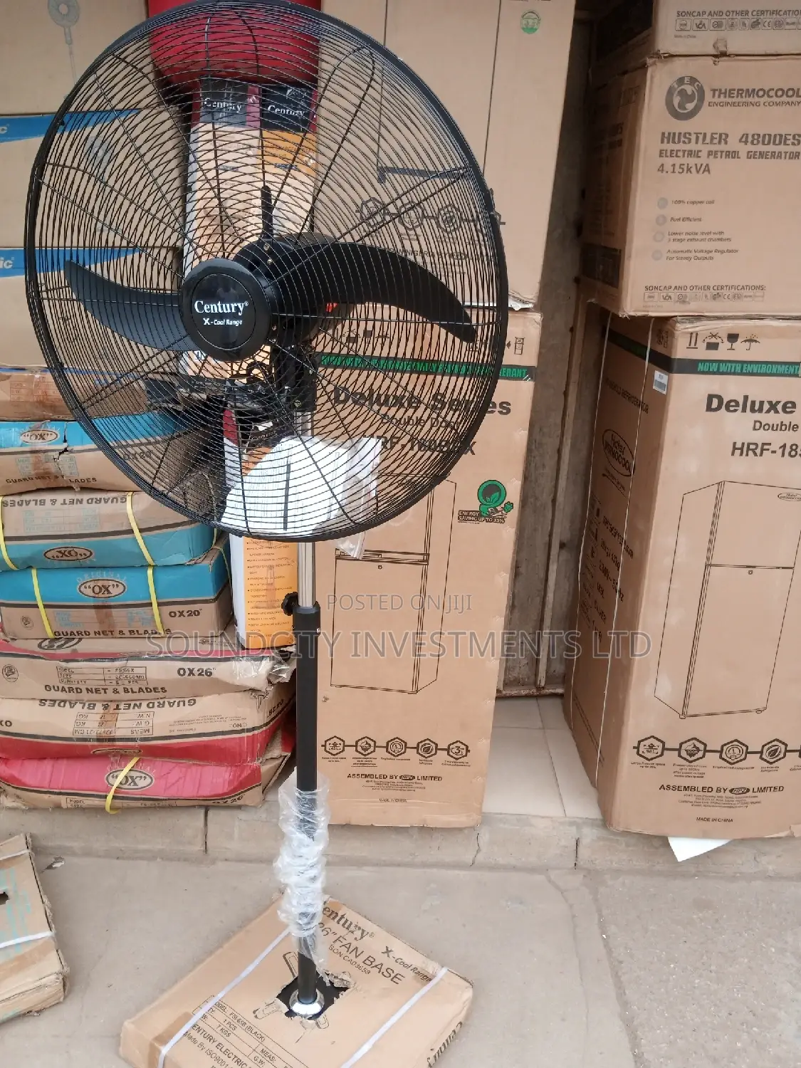 26" Industrial Century Standing Fan.