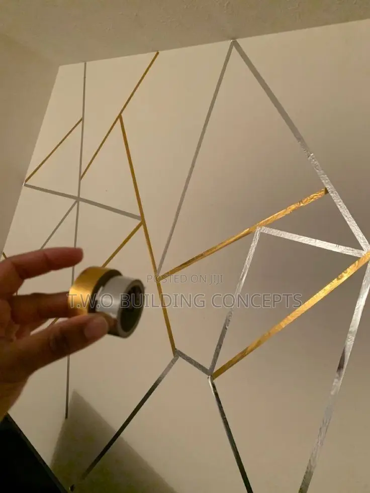 Metallic Gold and Silver Tape