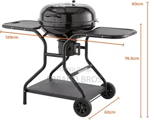 Towner, Black Orb Grill Pro With Side Tables