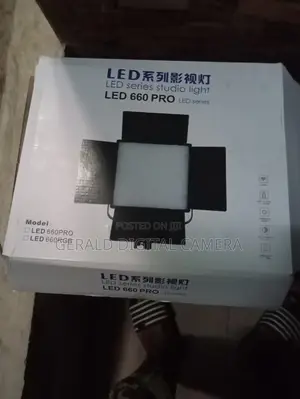 Studio Light LED 6600 Pro Light Series With Light Stand