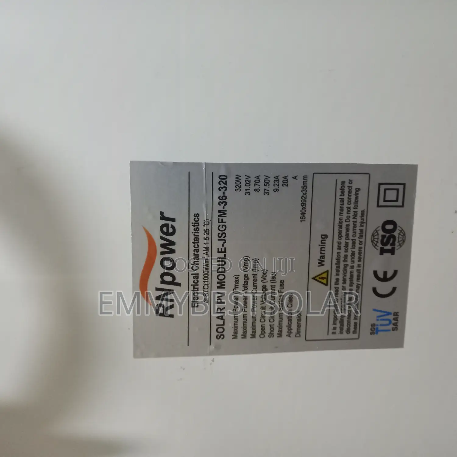300w Rn Power, Mono Solar Panel