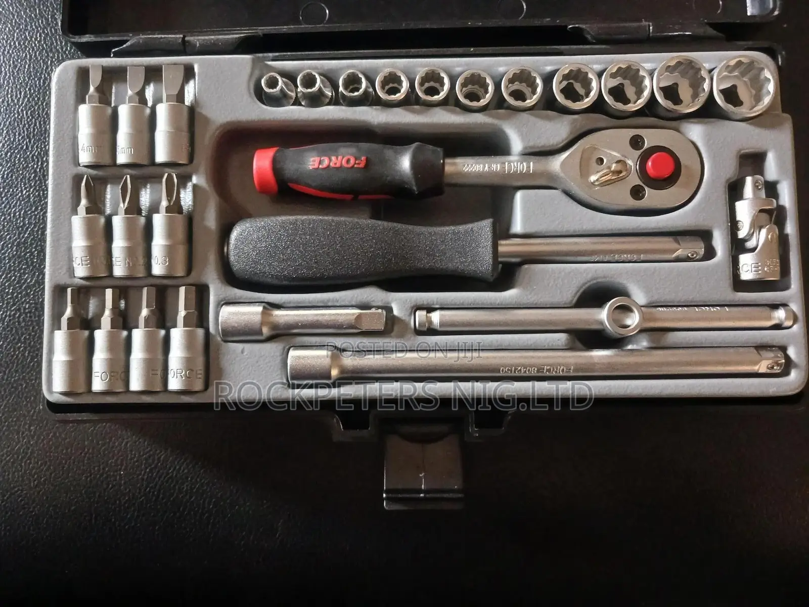 Force 27pc 2281s 1/4" Socket Set Sae