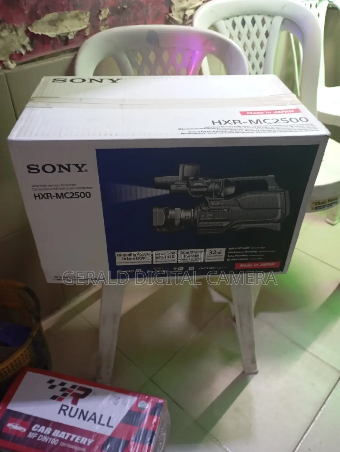 Sony Video HXR -MC2500E Camera