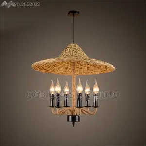Handmade Bamboo Chandelier Light