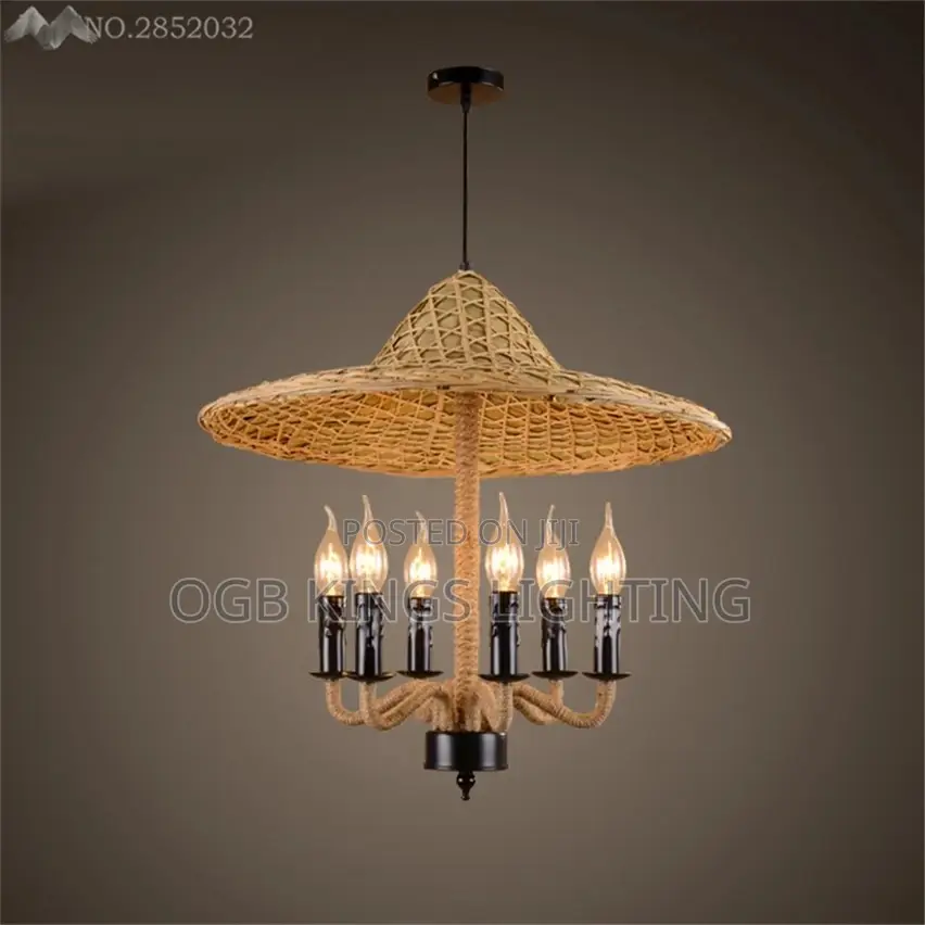 Handmade Bamboo Chandelier Light