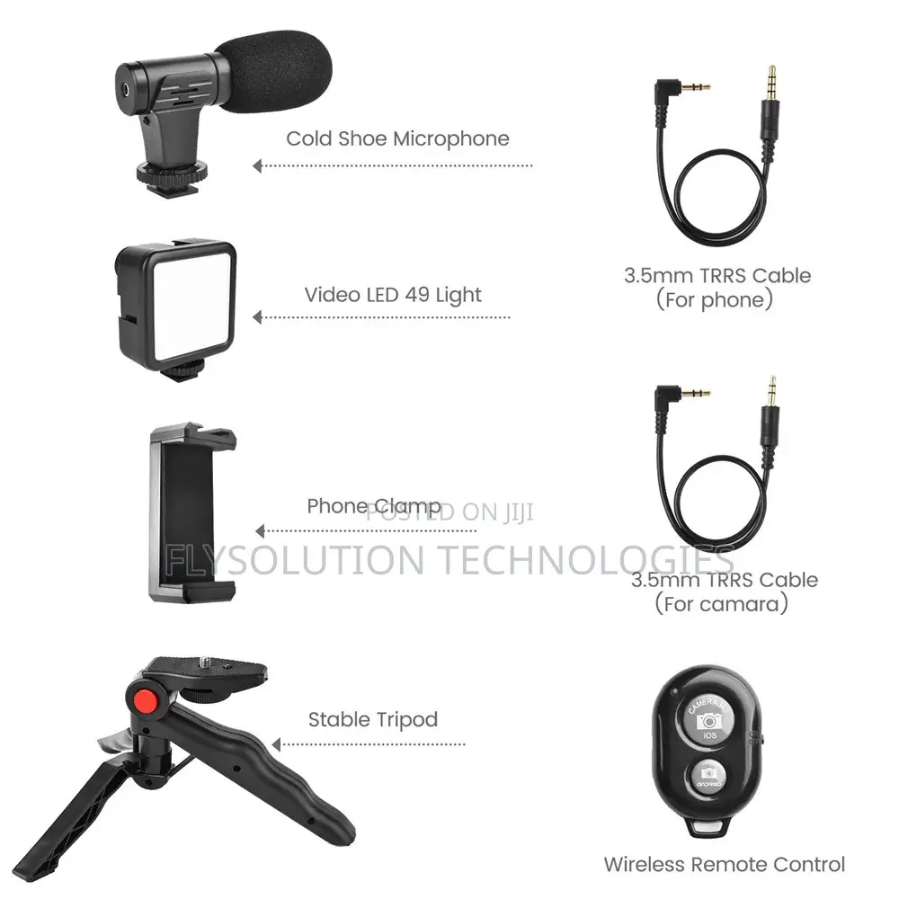 Video Making Led Ring Selfie Light Kit - AY-49G